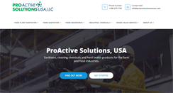 Desktop Screenshot of proactivesolutionsusa.com