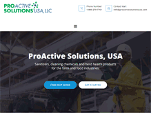 Tablet Screenshot of proactivesolutionsusa.com